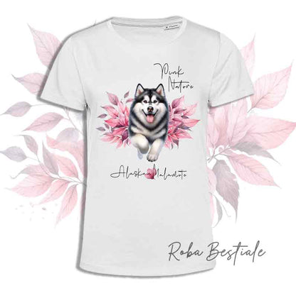 T-Shirt ALASKAN MALAMUTE - Collezione Pink Nature