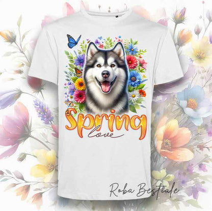 SPRING Love T-Shirt - ALASKAN MALAMUTE