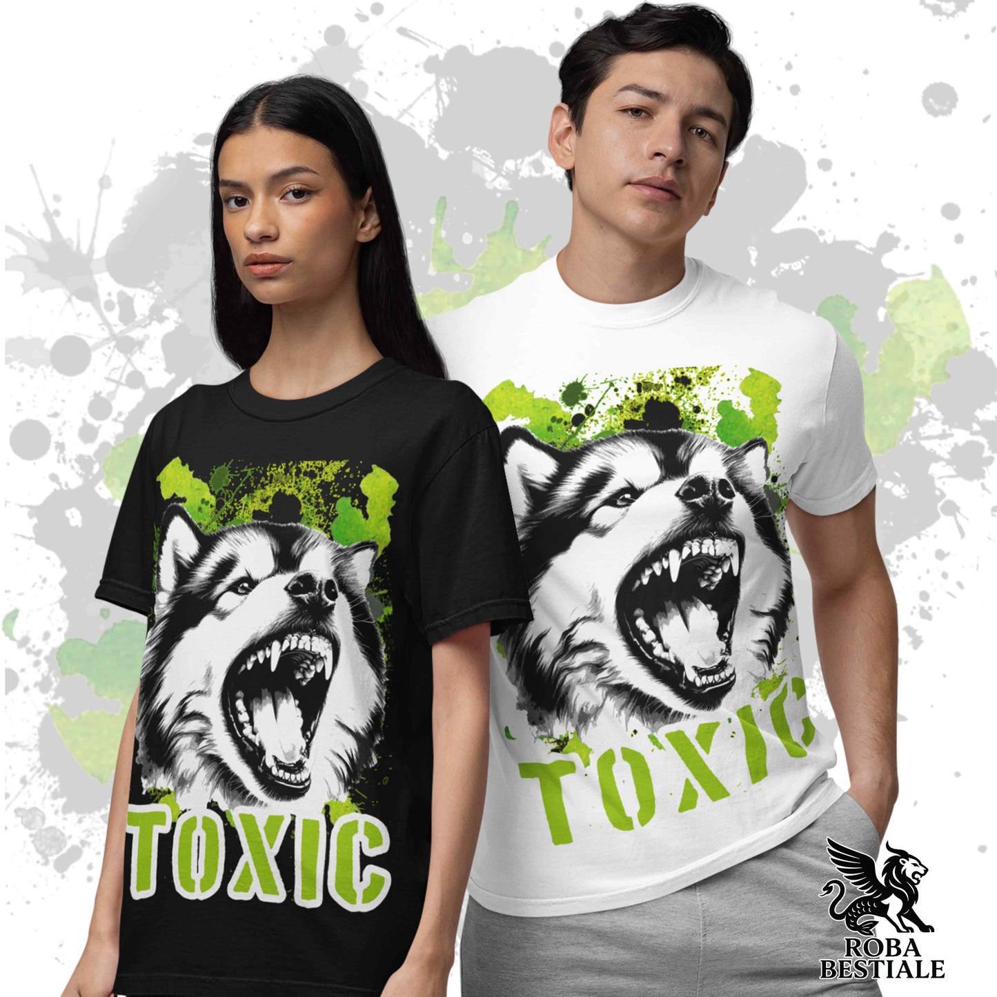 TOXIC T-Shirt - ALASKAN MALAMUTE - Men or Women - XS to 5XL