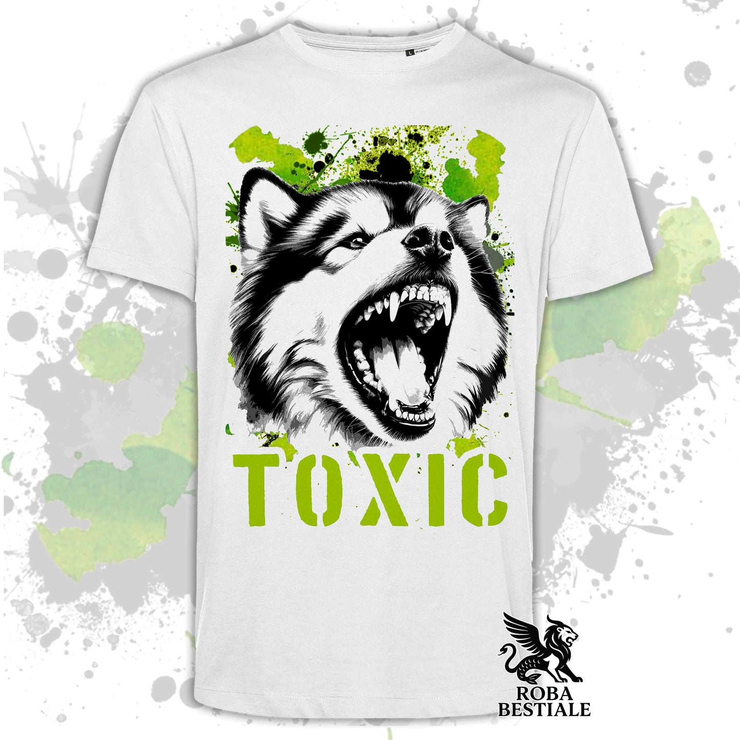 TOXIC T-Shirt - ALASKAN MALAMUTE - Men or Women - XS to 5XL