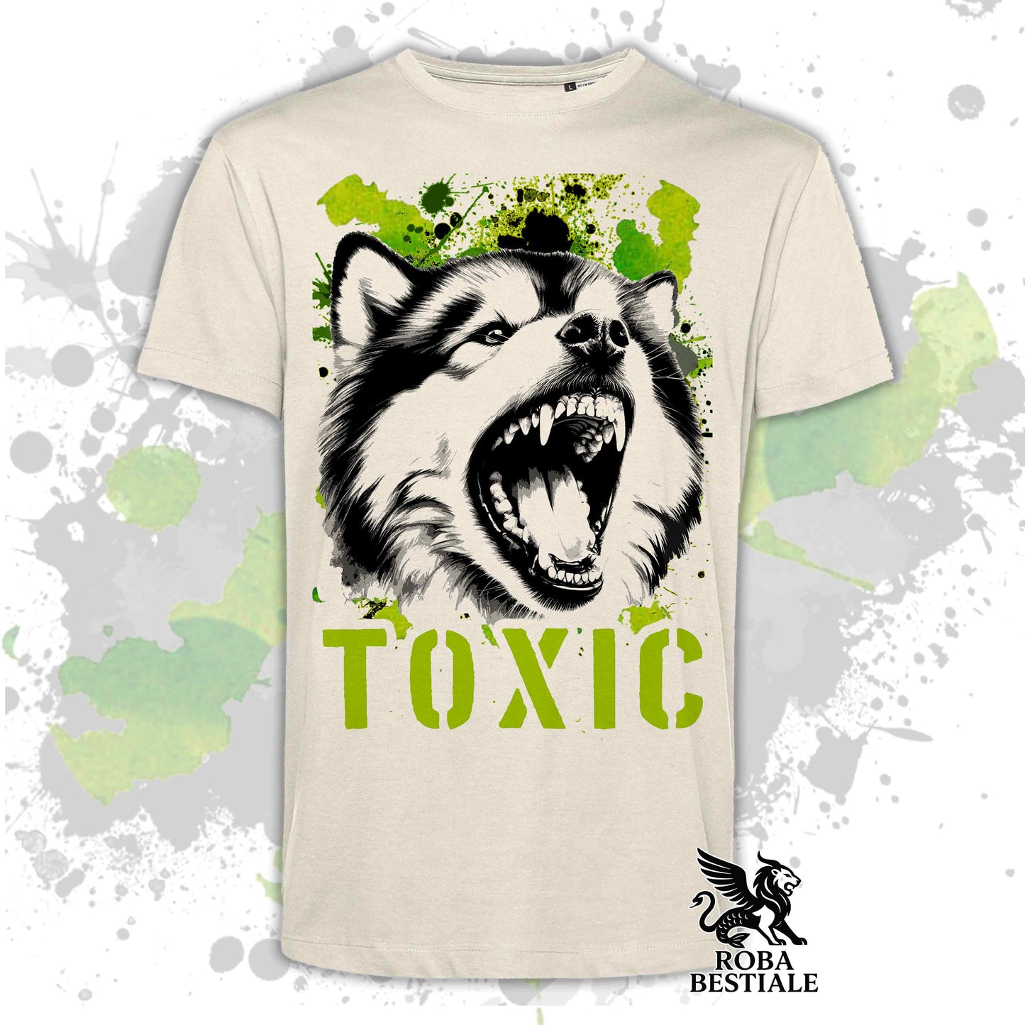 TOXIC T-Shirt - ALASKAN MALAMUTE - Men or Women - XS to 5XL