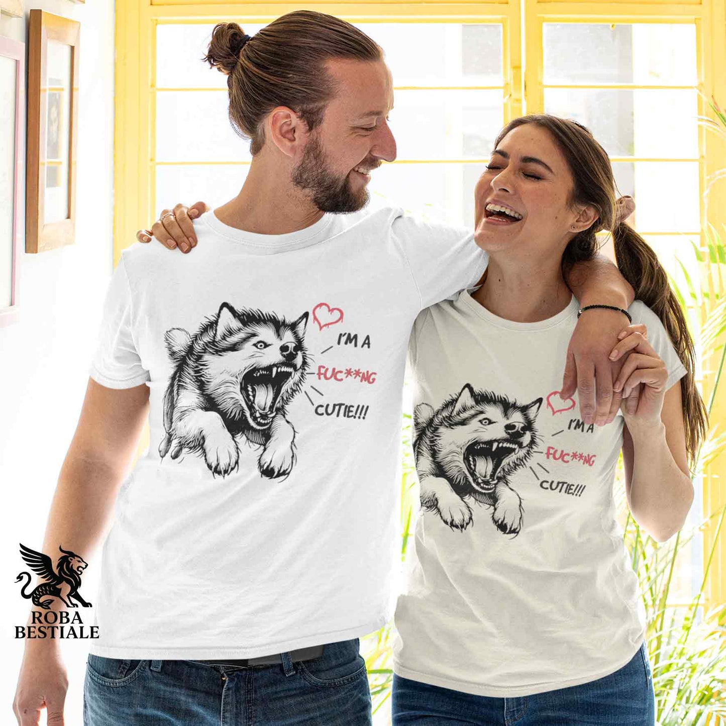 I'M A FUC**NG CUTIE T-Shirt - ALASKAN MALAMUTE - Men or Women - XS to 5XL