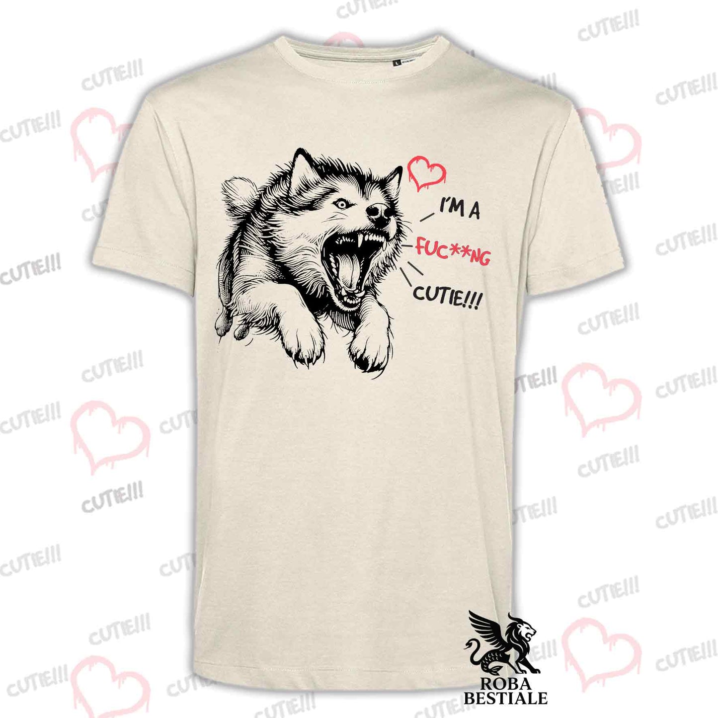 I'M A FUC**NG CUTIE T-Shirt - ALASKAN MALAMUTE - Men or Women - XS to 5XL