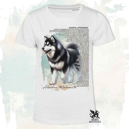 T-Shirt APPEARANCE - ALASKAN MALAMUTE Nero - Bianca o Beige, da Uomo o da Donna - dalla XS alla 5XL