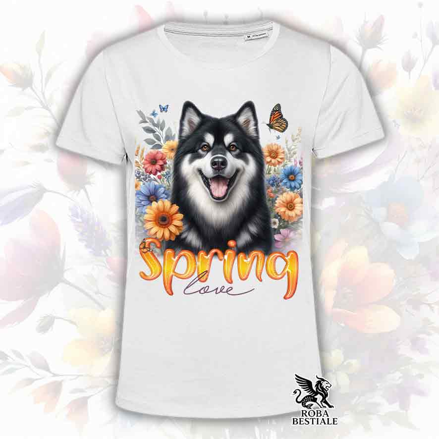SPRING Love T-Shirt - ALASKAN MALAMUTE