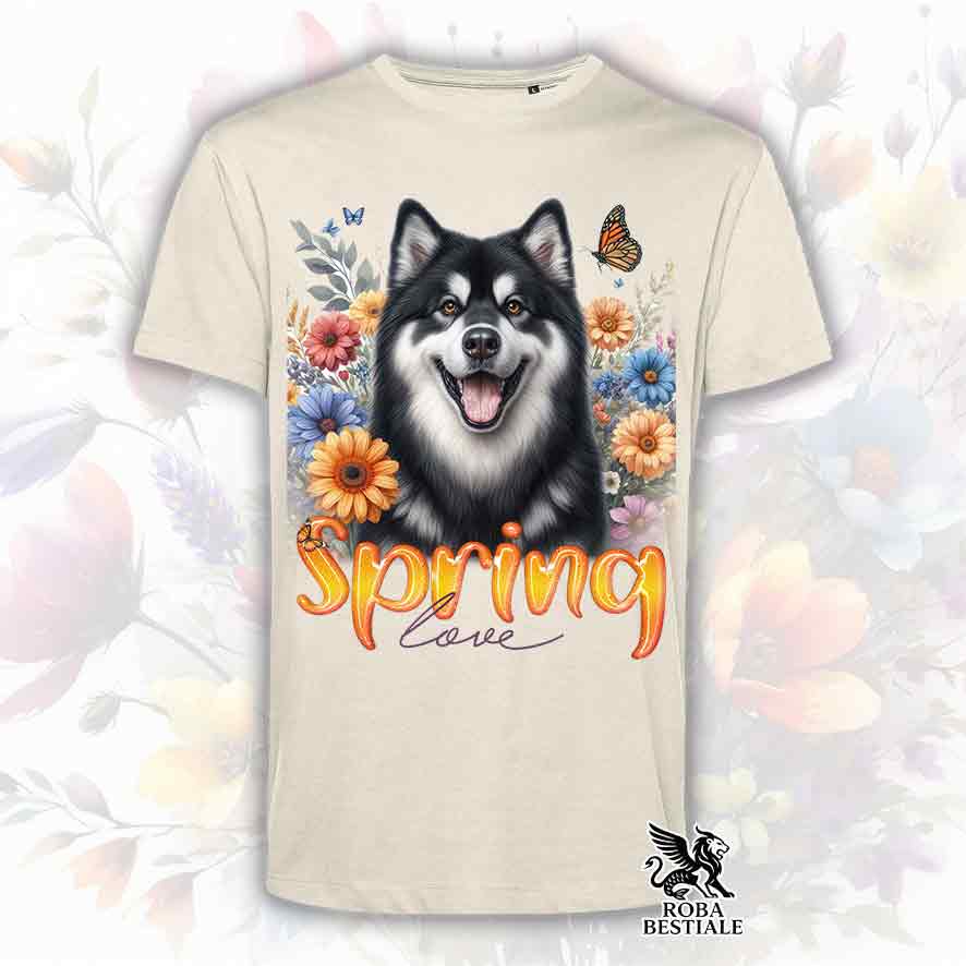 SPRING Love T-Shirt - ALASKAN MALAMUTE