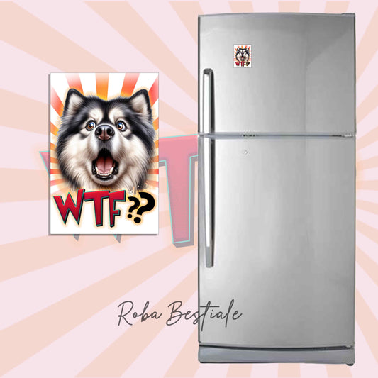 Calamita WTF?? - ALASKAN MALAMUTE - in MDF, 7x5 cm