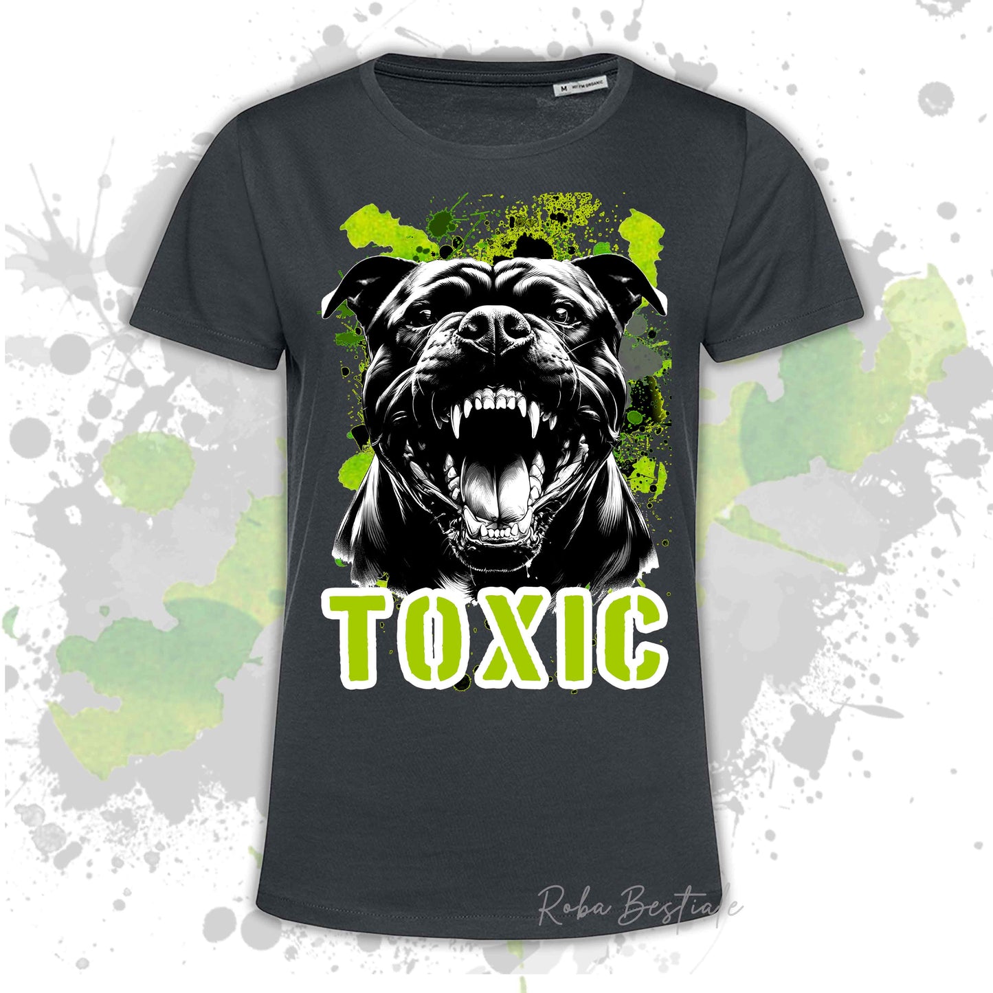 T-Shirt TOXIC - AMERICAN STAFFORDSHIRE TERRIER - Uomo o Donna, disponibile in tanti colori - dalla XS alla 5XL