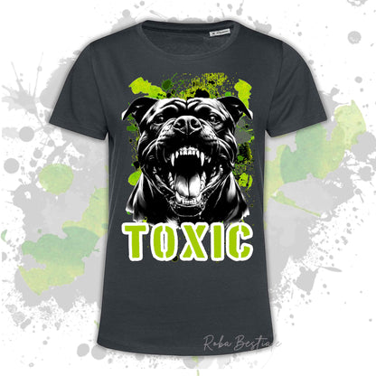 T-Shirt TOXIC - AMERICAN STAFFORDSHIRE TERRIER - Uomo o Donna, disponibile in tanti colori - dalla XS alla 5XL