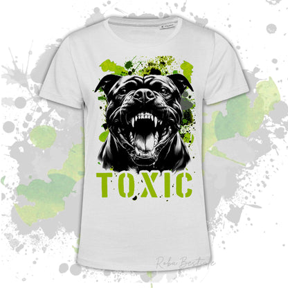 T-Shirt TOXIC - AMERICAN STAFFORDSHIRE TERRIER - Uomo o Donna, disponibile in tanti colori - dalla XS alla 5XL