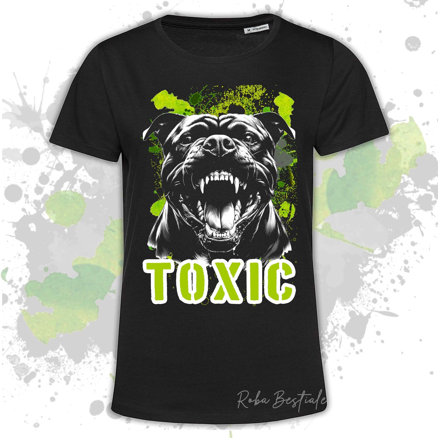 T-Shirt TOXIC - AMERICAN STAFFORDSHIRE TERRIER - Uomo o Donna, disponibile in tanti colori - dalla XS alla 5XL
