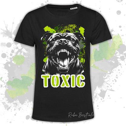 T-Shirt TOXIC - AMERICAN STAFFORDSHIRE TERRIER - Uomo o Donna, disponibile in tanti colori - dalla XS alla 5XL