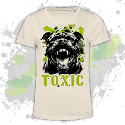 T-Shirt TOXIC - AMERICAN STAFFORDSHIRE TERRIER - Uomo o Donna, disponibile in tanti colori - dalla XS alla 5XL