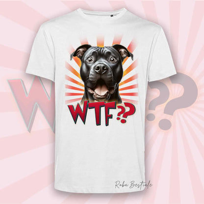 T-Shirt AMERICAN STAFFORDSHIRE TERRIER Noir - Collection WTF??
