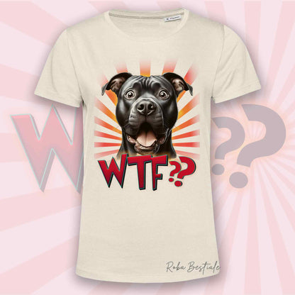 T-Shirt AMERICAN STAFFORDSHIRE TERRIER Noir - Collection WTF??