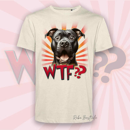 T-Shirt AMERICAN STAFFORDSHIRE TERRIER Noir - Collection WTF??