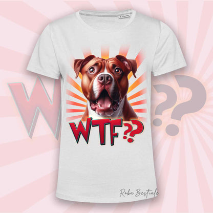T-Shirt AMERICAN STAFFORDSHIRE TERRIER ROUGE - Collection WTF??