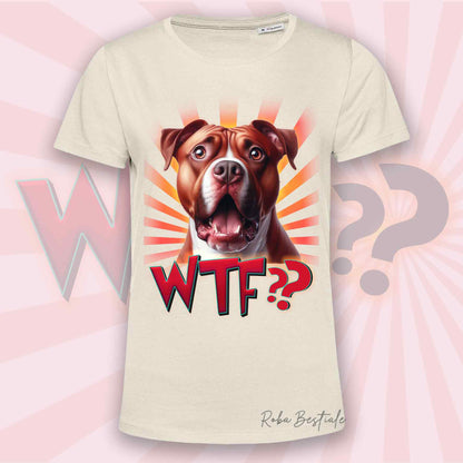 T-Shirt AMERICAN STAFFORDSHIRE TERRIER ROUGE - Collection WTF??