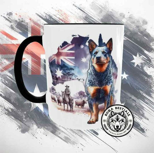 Tazza AUSTRALIA Wild Life - AUSTRALIAN CATTLE DOG Blue