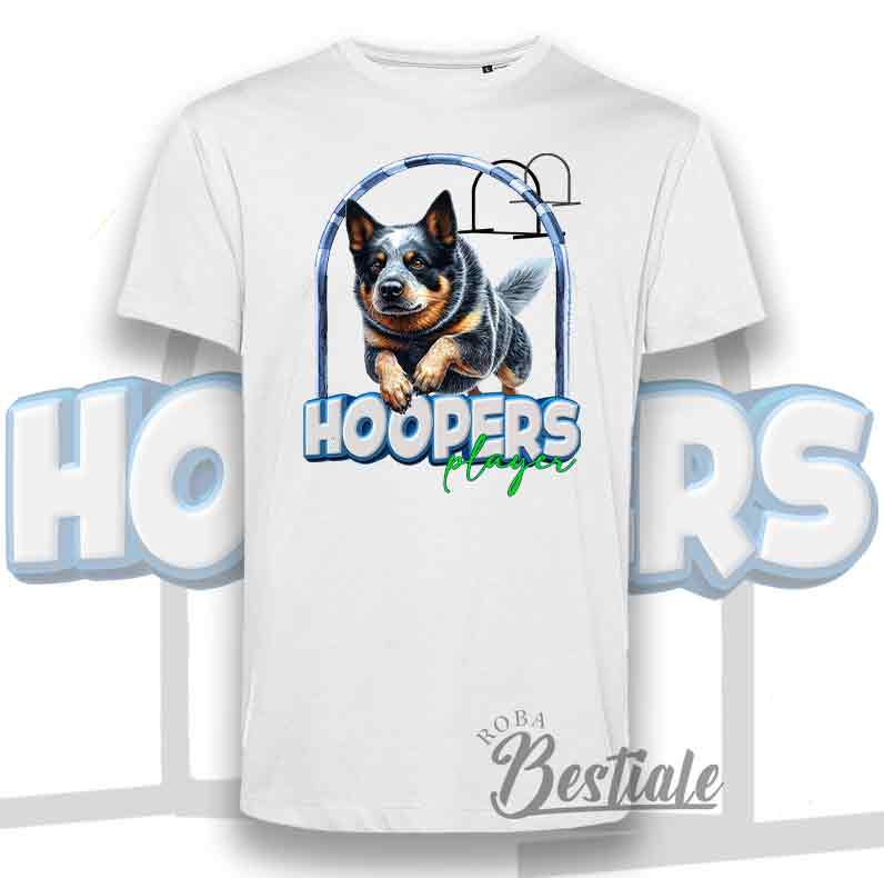 T-Shirt HOOPERS Player - AUSTRALIAN CATTLE DOG Blue