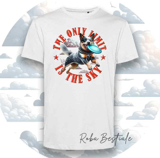 T-Shirt SKY LIMIT - AUSTRALIAN CATTLE DOG Blue