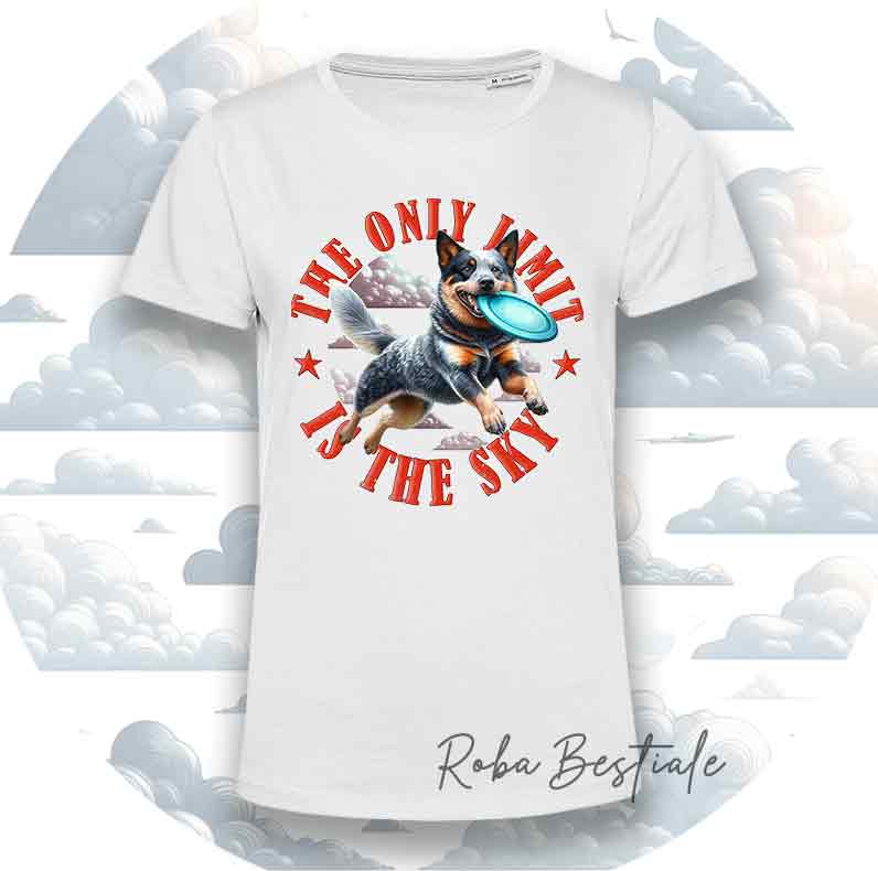 T-Shirt SKY LIMIT - AUSTRALIAN CATTLE DOG Blue