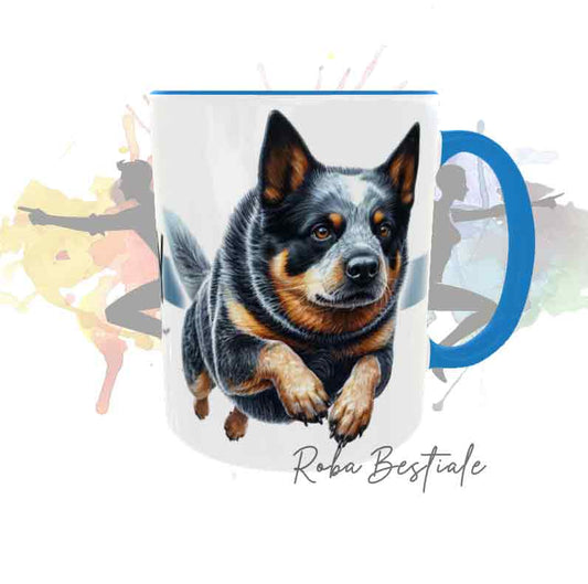 AGILITY Lifestyle Mug - AUSTRALIAN CATTLE DOG Blue - "GIRL" or "BOY" Design