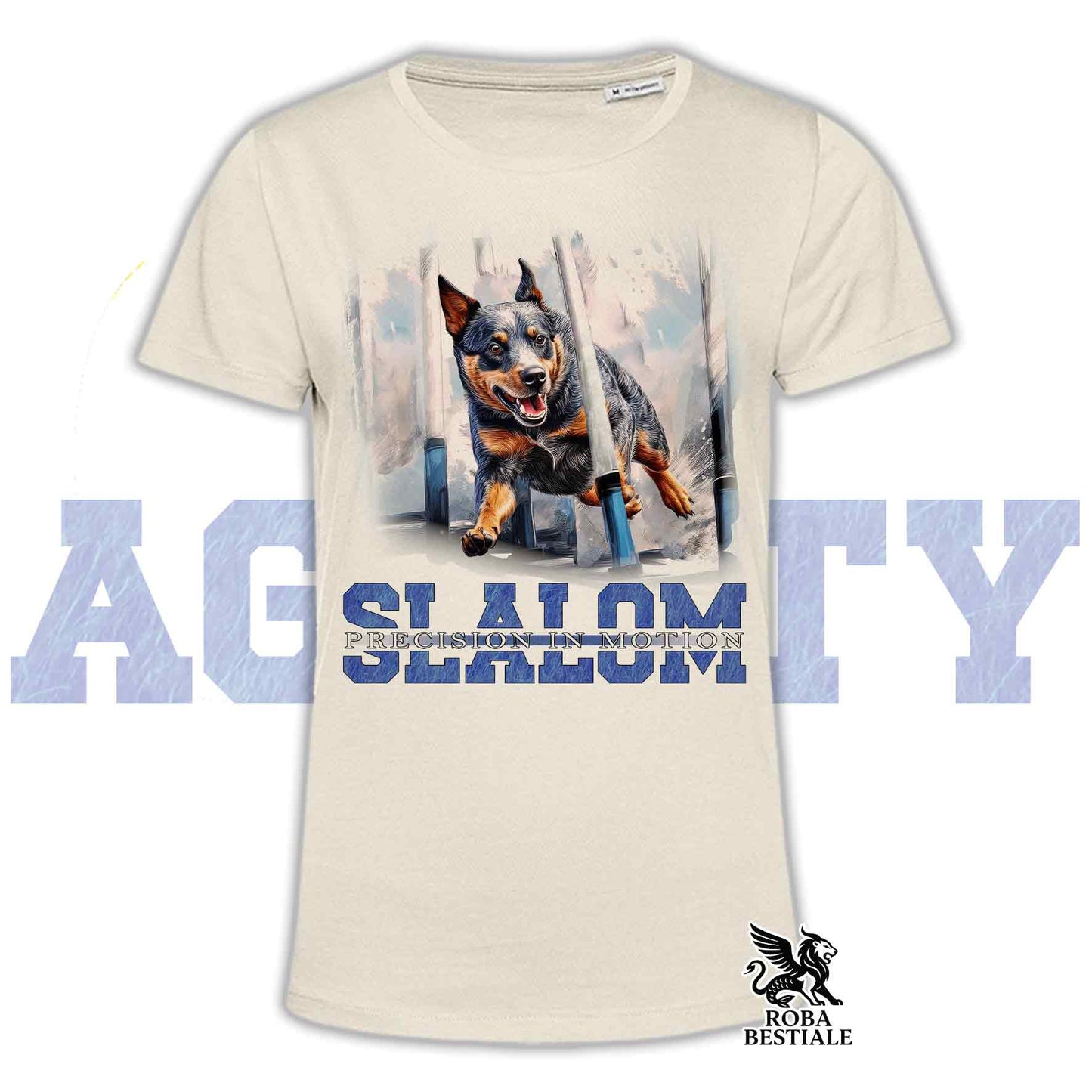 TREIBBALL T-Shirt - AUSTRALIAN SHEPHERD Blue Merle