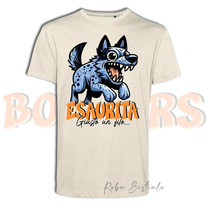 T-Shirt BONKERS - ESAURITA - AUSTRALIAN CATTLE DOG Blue - Uomo o Donna - dalla XS alla 5XL