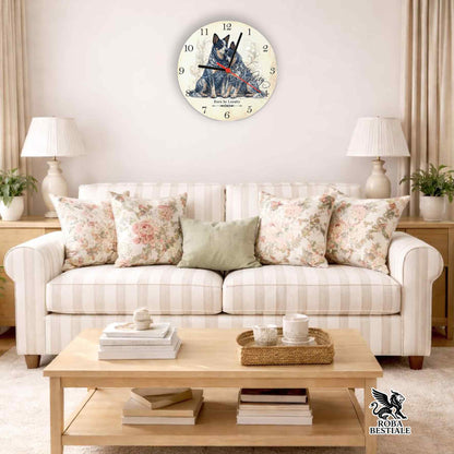Orologio da Muro NOBILITY - AUSTRALIAN CATTLE DOG Blue - in MDF - diametro 20 o 30 cm