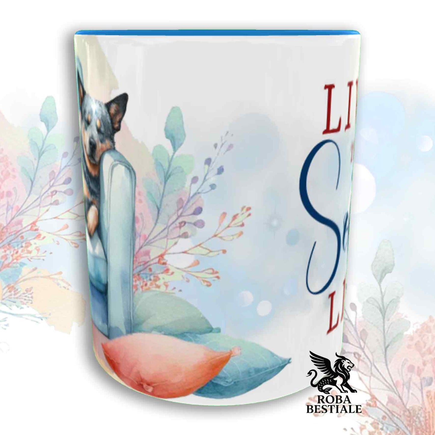 Tazza SOFT LIFE - AUSTRALIAN CATTLE DOG Blue - In Ceramica, colore a scelta - 330 ml
