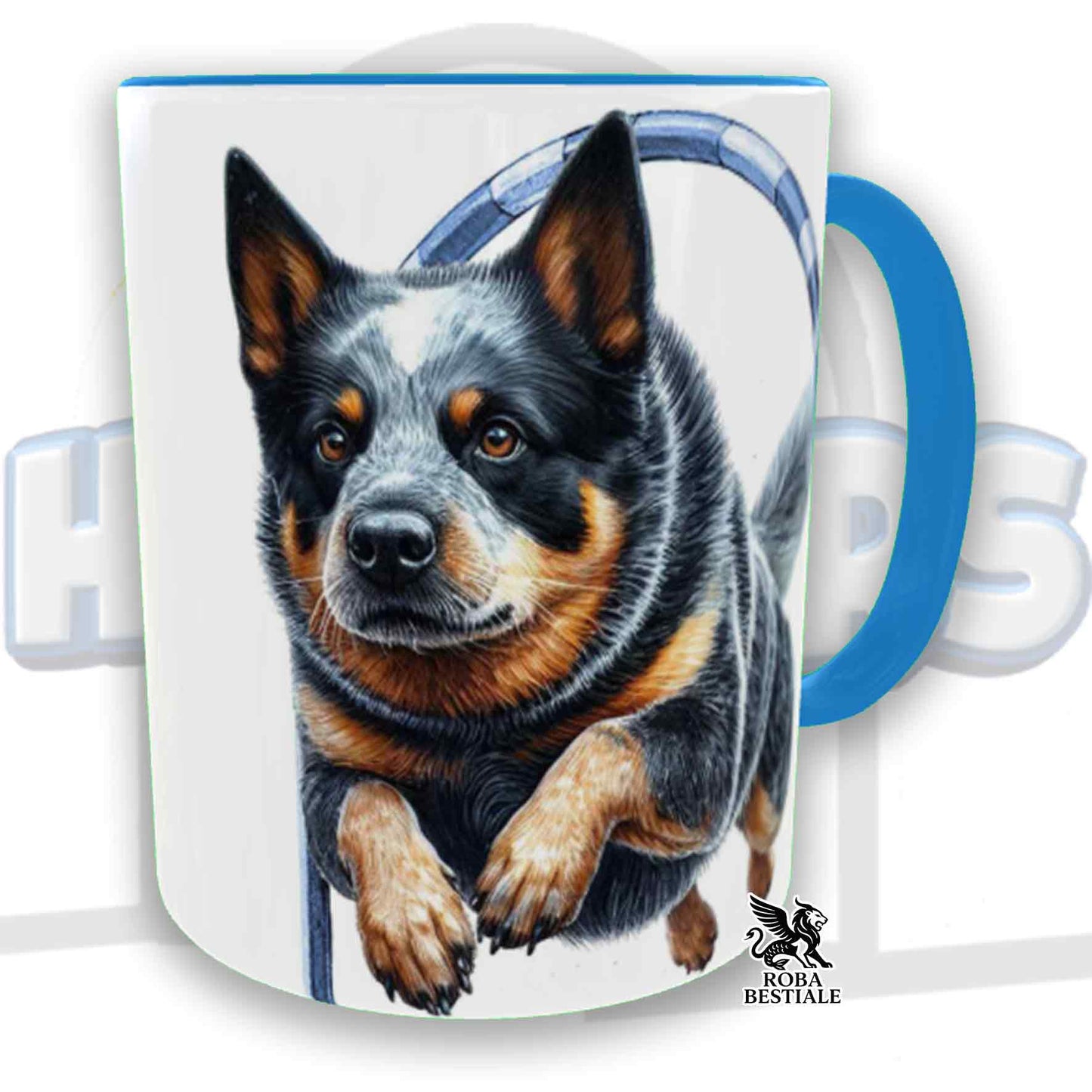 HOOPERS Mug - AUSTRALIAN CATTLE DOG Red