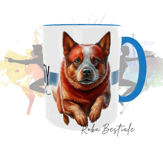 AGILITY Lifestyle Mug - AUSTRALIAN CATTLE DOG Red - "GIRL" or "BOY" Design