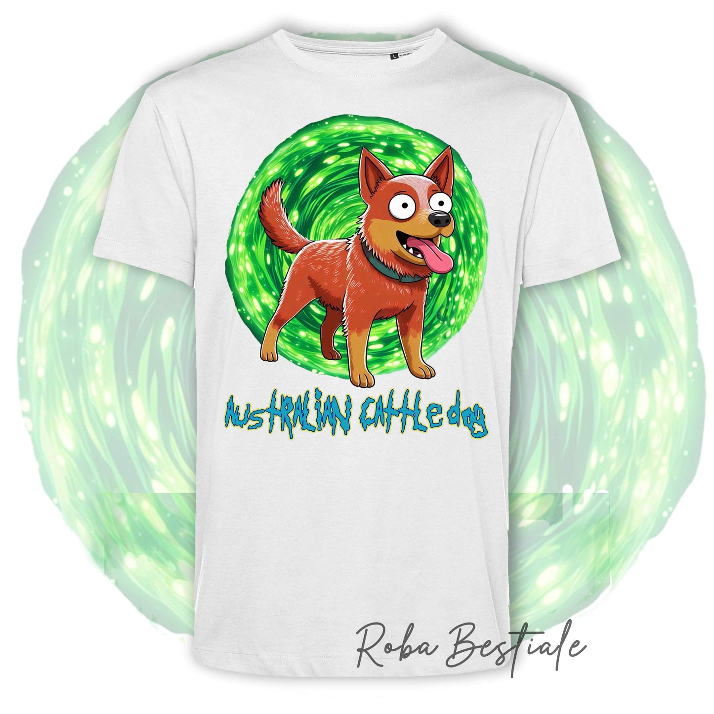 RICK &amp; MORTY - LABRADOR RETRIEVER Chocolate T-Shirt