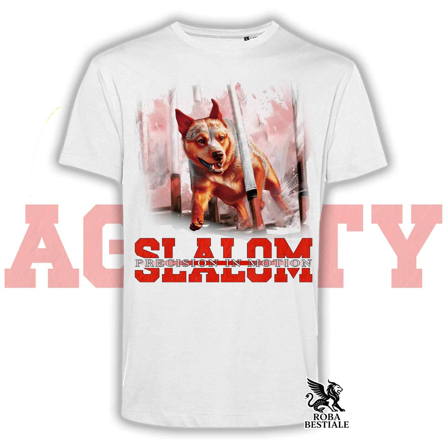 TREIBBALL T-Shirt - AUSTRALIAN SHEPHERD Blue Merle