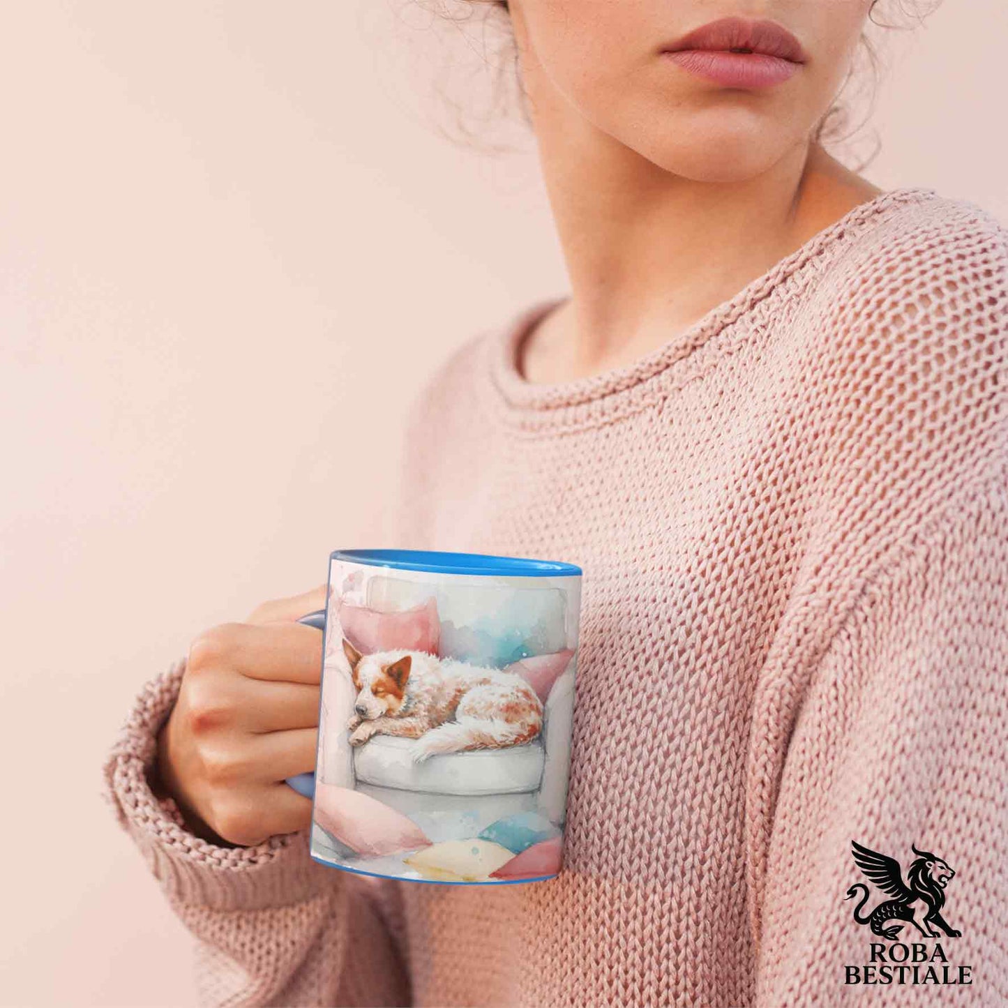 Tazza SOFT LIFE - AUSTRALIAN CATTLE DOG Red - In Ceramica, colore a scelta - 330 ml