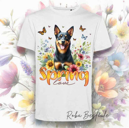 SPRING Love T-Shirt - AUSTRALIAN KELPIE Black &amp; Tan