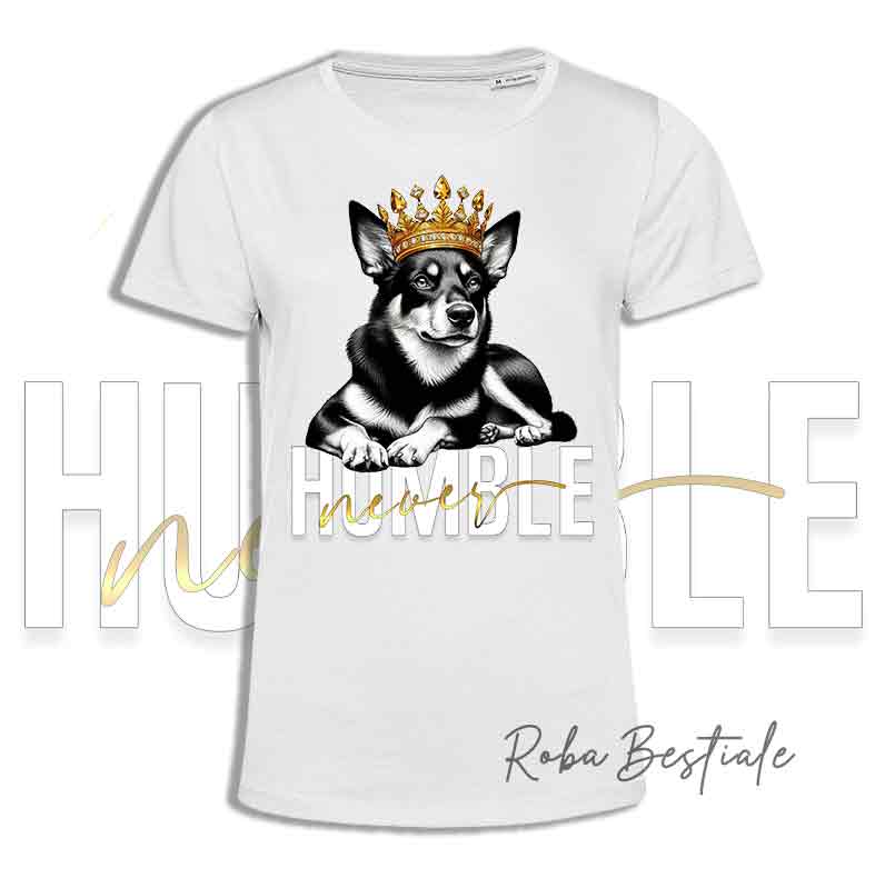 T-shirt NEVER HUMBLE - AUSTRALIAN KELPIE
