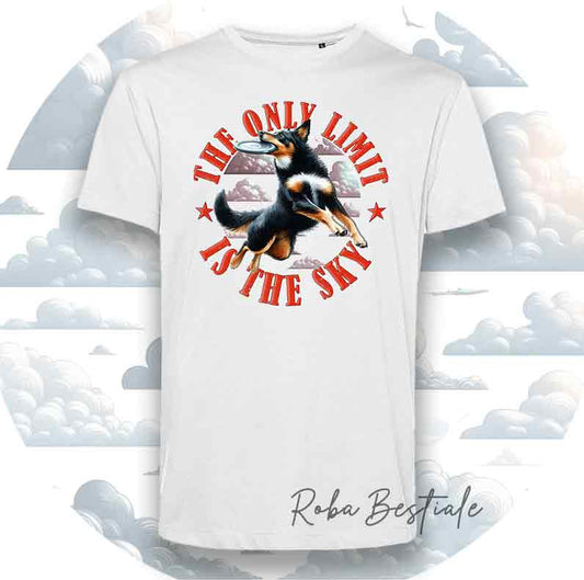 T-Shirt SKY LIMIT - AUSTRALIAN KELPIE Black Tricolor