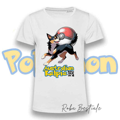 T-Shirt POKEMON - AUSTRALIAN KELPIE Black Tricolor