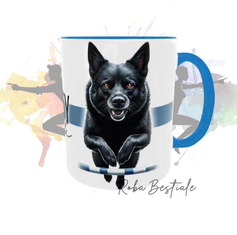 AGILITY LifeStyle Mug - AUSTRALIAN KELPIE Black - "GIRL" or "BOY" Design