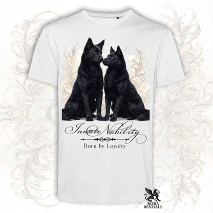 T-Shirt NOBILITY - AUSTRALIAN KELPIE Nero - Bianca o Beige, da Uomo o da Donna - dalla XS alla 5XL
