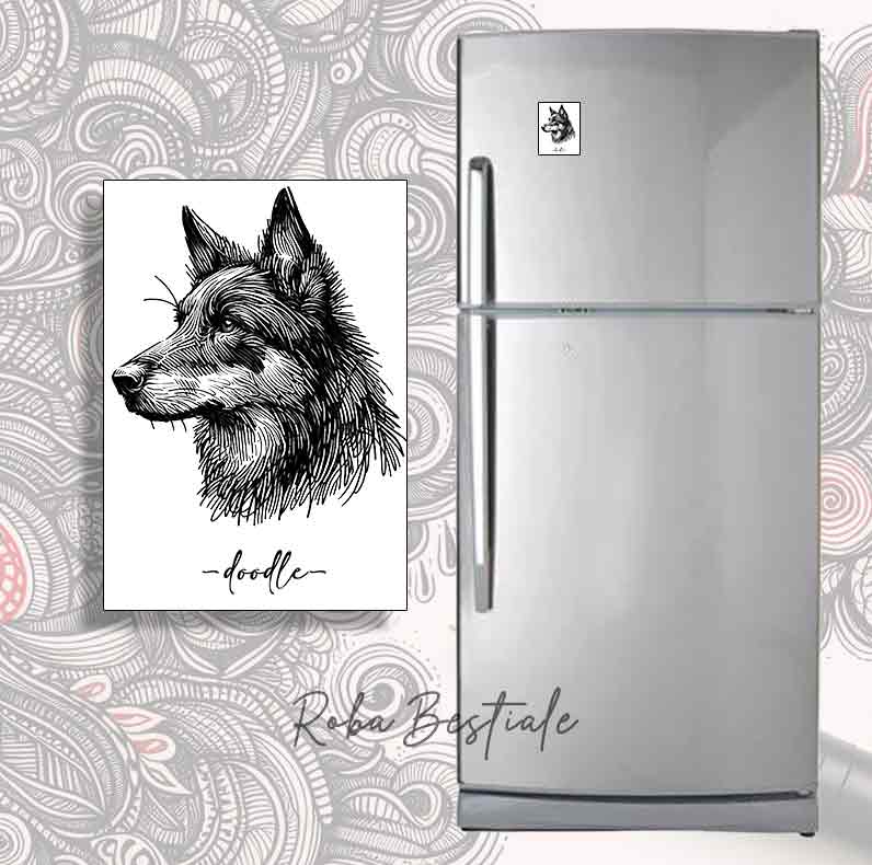 Magnete DOODLE - AUSTRALIAN KELPIE