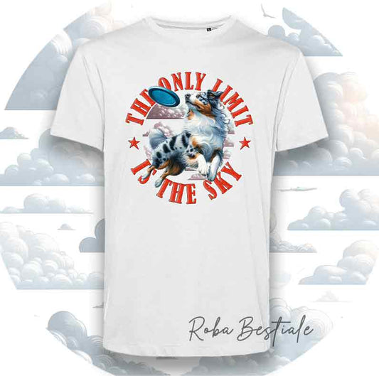 T-Shirt SKY LIMIT - AUSTRALIAN SHEPHERD Blue Merle