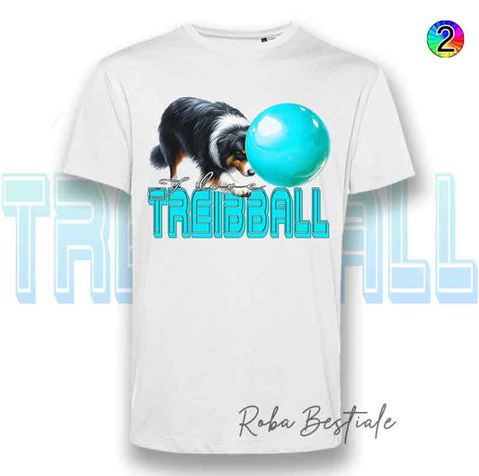 TREIBBALL T-Shirt - AUSTRALIAN SHEPHERD Blue Merle