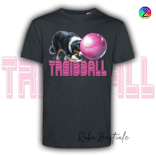 TREIBBALL T-Shirt - AUSTRALIAN SHEPHERD Blue Merle
