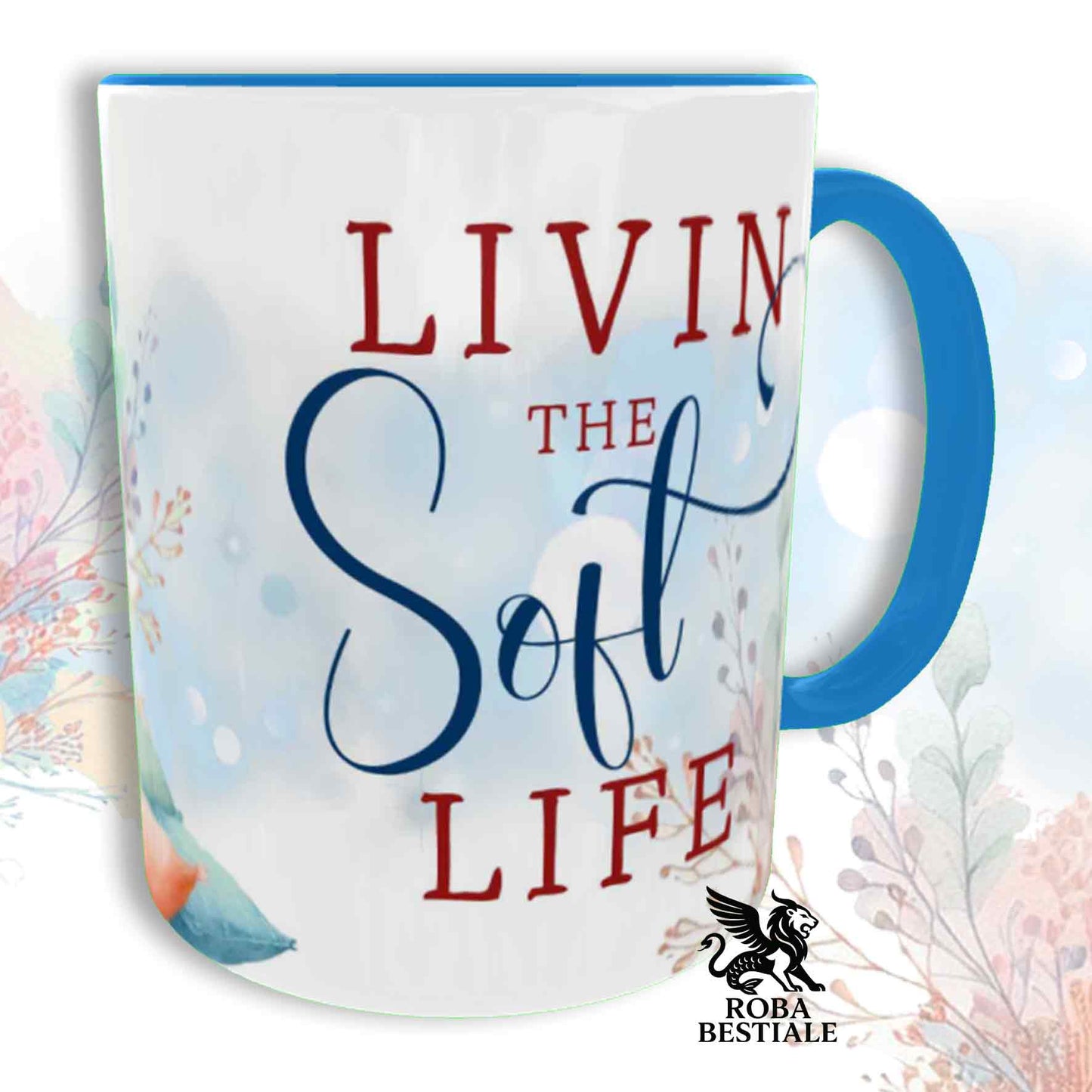 Tazza SOFT LIFE - AUSTRALIAN SHEPHERD Black Tricolor - In Ceramica, colore a scelta - 330 ml