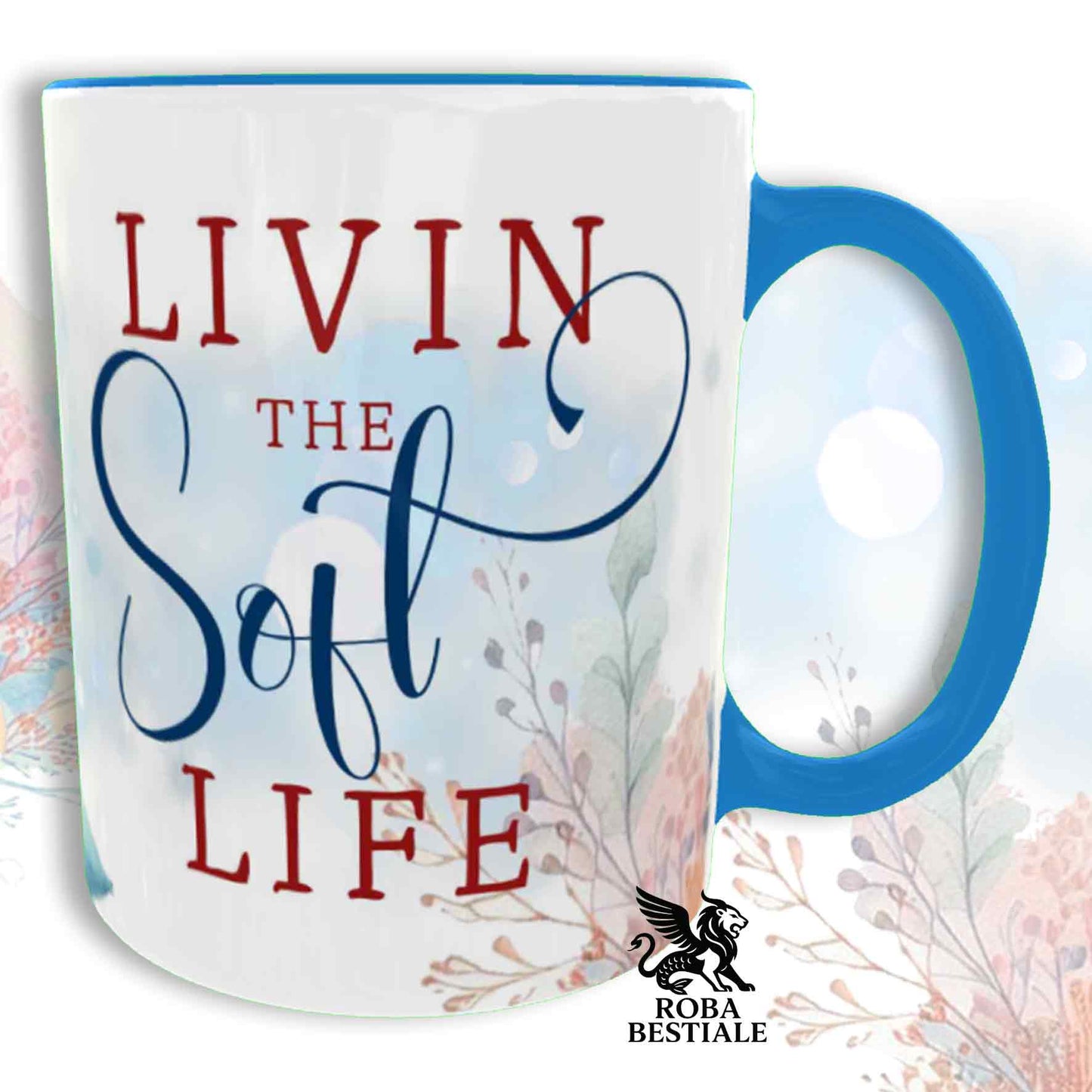 Tazza SOFT LIFE - AUSTRALIAN SHEPHERD Black Tricolor - In Ceramica, colore a scelta - 330 ml