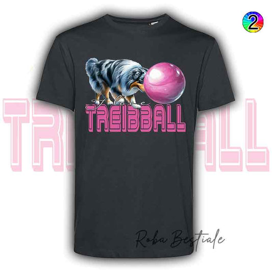 TREIBBALL T-Shirt - AUSTRALIAN SHEPHERD Blue Merle
