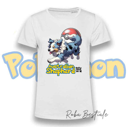T-Shirt POKEMON - AUSTRALIAN SHEPHERD Blue Merle